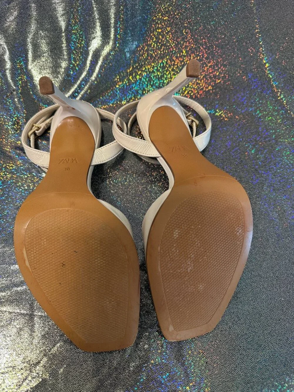 Strappy Sandals By ZARA with 4